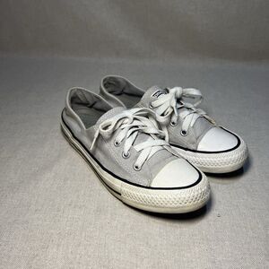 Converse Chuck Taylor All Star Shoreline Slip On Wolf Gray/White Women's Size 7‎
